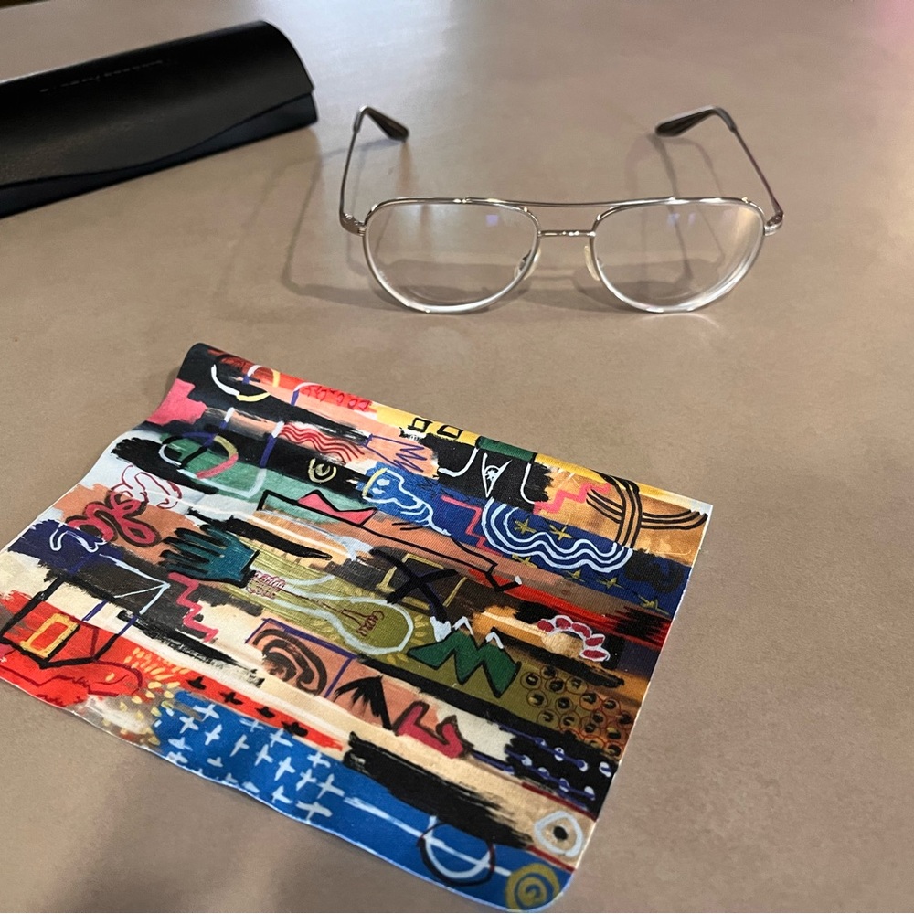 Barton Perreira Aerial titanium aviators